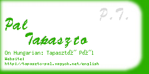 pal tapaszto business card